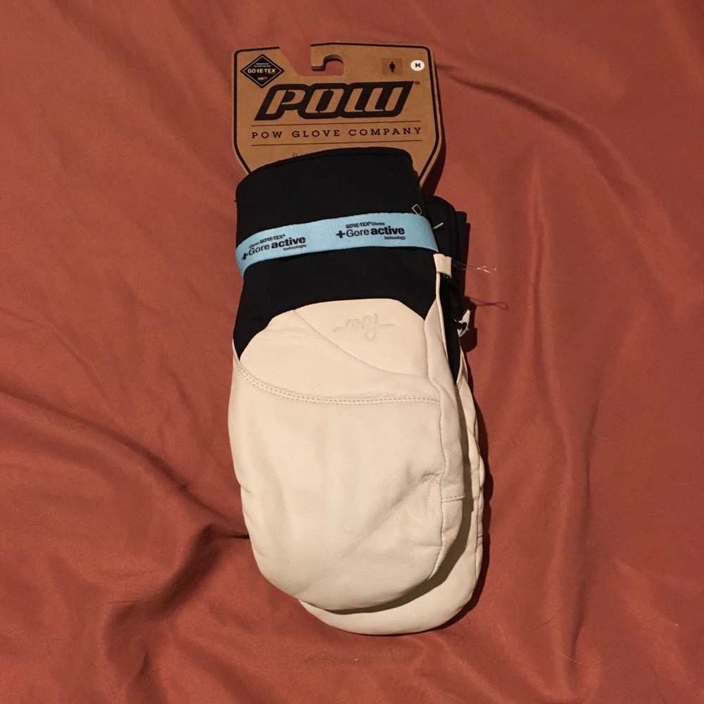 POW Leather Mittens